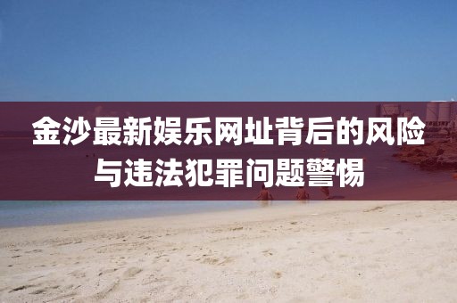 金沙最新娛樂網(wǎng)址背后的風險與違法犯罪問題警惕