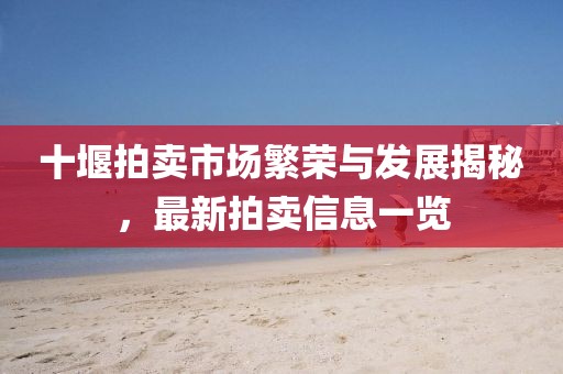 十堰拍賣市場(chǎng)繁榮與發(fā)展揭秘，最新拍賣信息一覽