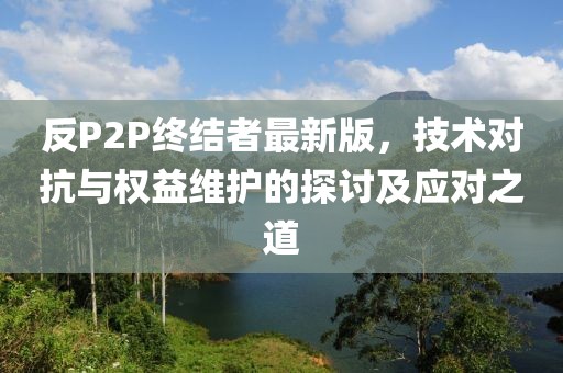 反P2P終結(jié)者最新版，技術(shù)對抗與權(quán)益維護(hù)的探討及應(yīng)對之道
