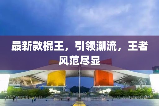 最新款棍王，引領(lǐng)潮流，王者風(fēng)范盡顯