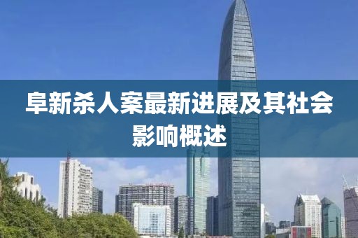 阜新殺人案最新進(jìn)展及其社會影響概述