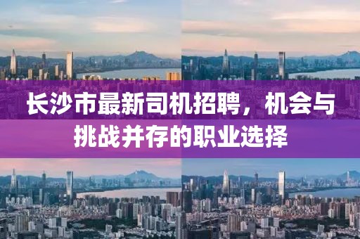 長(zhǎng)沙市最新司機(jī)招聘，機(jī)會(huì)與挑戰(zhàn)并存的職業(yè)選擇