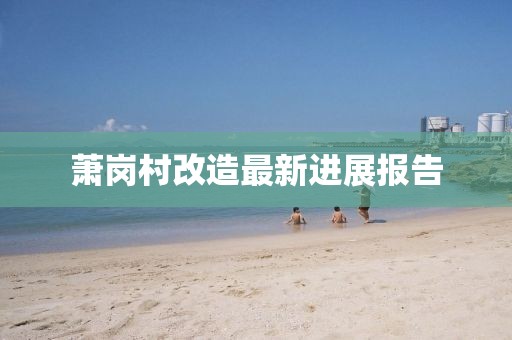 蕭崗村改造最新進(jìn)展報(bào)告