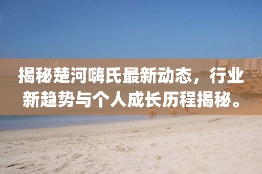 揭秘楚河嗨氏最新動態(tài)，行業(yè)新趨勢與個人成長歷程揭秘。