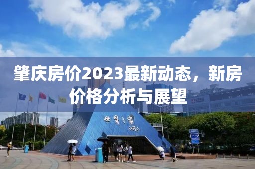 肇慶房價2023最新動態(tài)，新房價格分析與展望