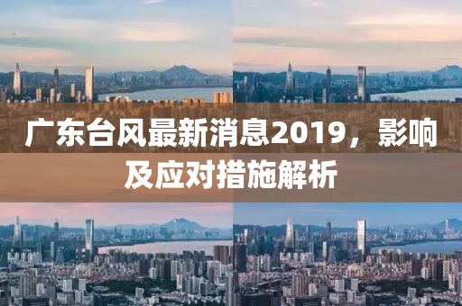 廣東臺風最新消息2019，影響及應對措施解析
