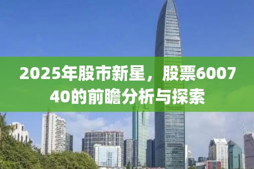 2025年股市新星，股票600740的前瞻分析與探索