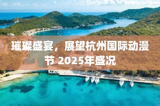 璀璨盛宴，展望杭州國(guó)際動(dòng)漫節(jié) 2025年盛況