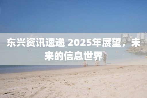 東興資訊速遞 2025年展望，未來的信息世界