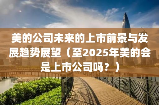 美的公司未來(lái)的上市前景與發(fā)展趨勢(shì)展望（至2025年美的會(huì)是上市公司嗎？）