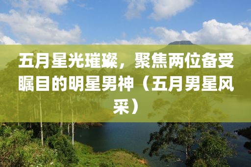 五月星光璀璨，聚焦兩位備受矚目的明星男神（五月男星風(fēng)采）
