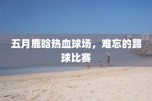 五月鹿晗熱血球場，難忘的踢球比賽