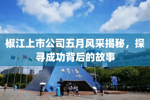 椒江上市公司五月風采揭秘，探尋成功背后的故事