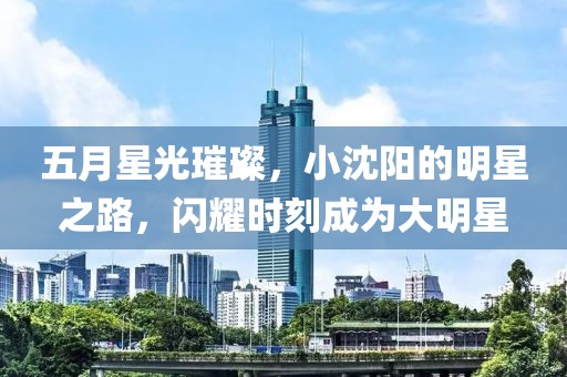 五月星光璀璨，小沈陽的明星之路，閃耀時(shí)刻成為大明星