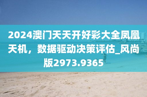 2024澳門天天開好彩大全鳳凰天機(jī)，數(shù)據(jù)驅(qū)動決策評估_風(fēng)尚版2973.9365