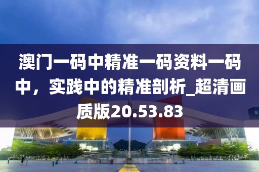 澳門一碼中精準一碼資料一碼中，實踐中的精準剖析_超清畫質(zhì)版20.53.83