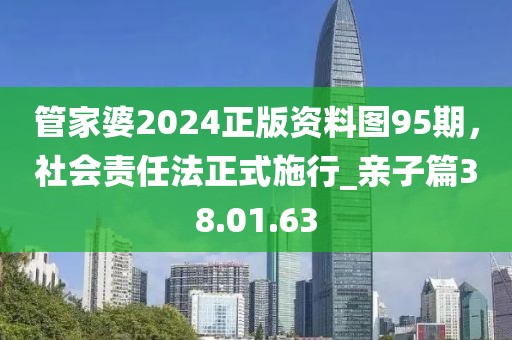 管家婆2024正版資料圖95期，社會(huì)責(zé)任法正式施行_親子篇38.01.63