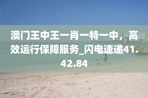 澳門王中王一肖一特一中，高效運行保障服務(wù)_閃電速遞41.42.84